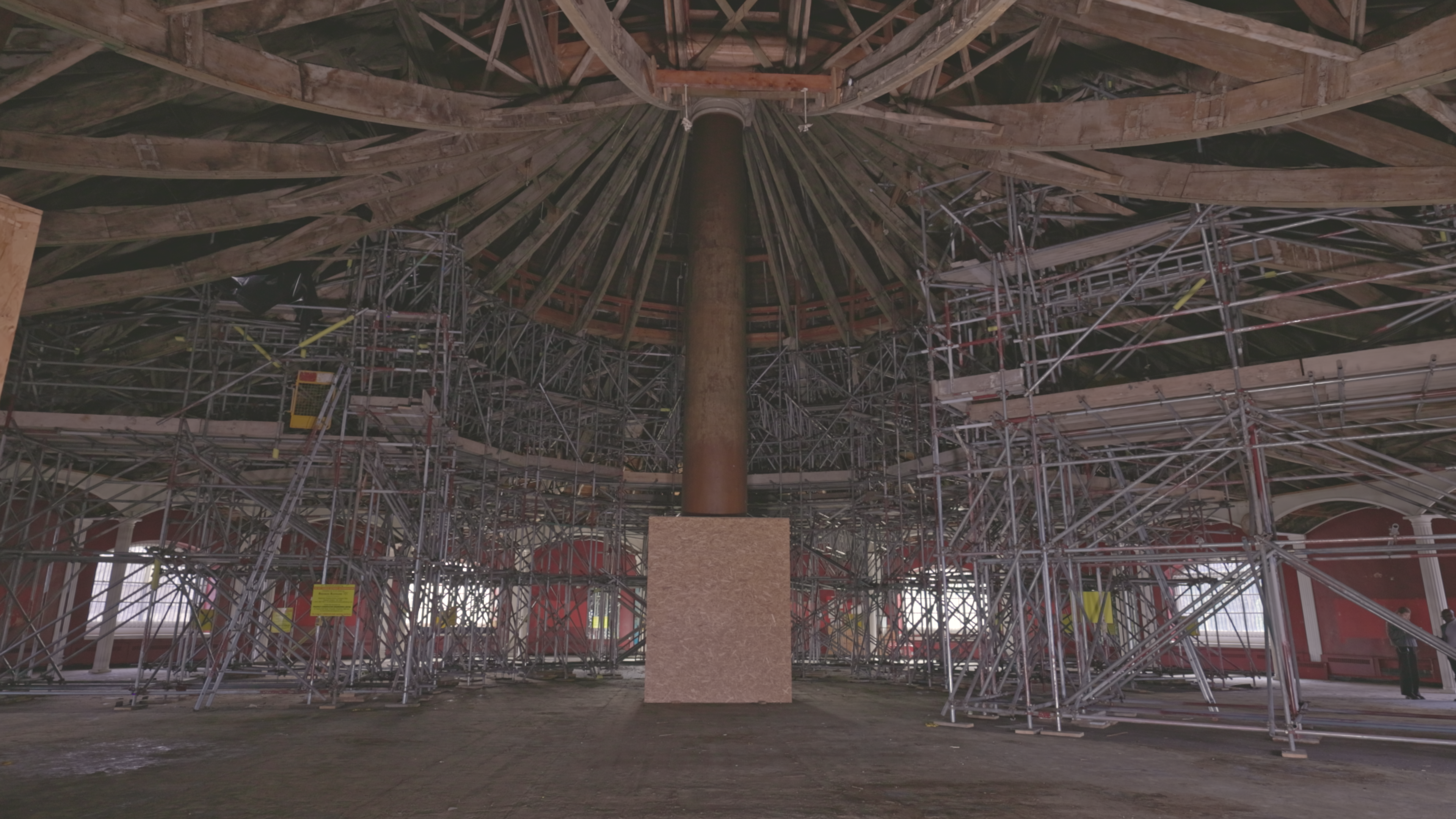 Interior of the Rotunda looking south.